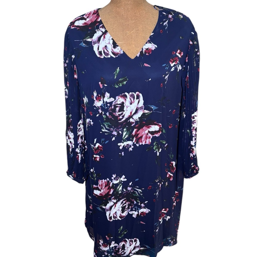 Laura Plus Floral Navy Women's Dress